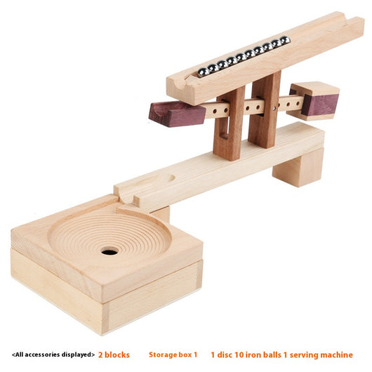Bloques de Madera Maciza para Pista de Carreras - Juguete Educativo de Construcción Infantil - Image 7