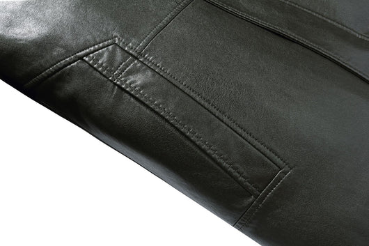 Chaqueta de Cuero Premium para Hombre con Forro Polar Grueso - Image 16