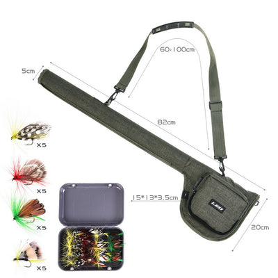 Bolsa Portátil de Lona para Caña y Carrete de Pesca con Mosca - Combo Completo - Image 12