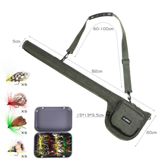 Bolsa Portátil de Lona para Caña y Carrete de Pesca con Mosca - Combo Completo - Image 12