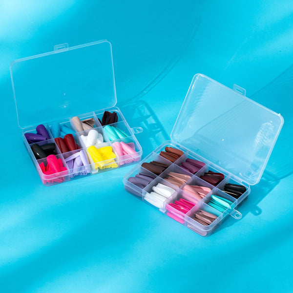 Uñas Postizas Ballet con Adhesivos - Protección y Elegancia