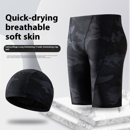 Bañador Camuflaje Hombre con Protección Integral