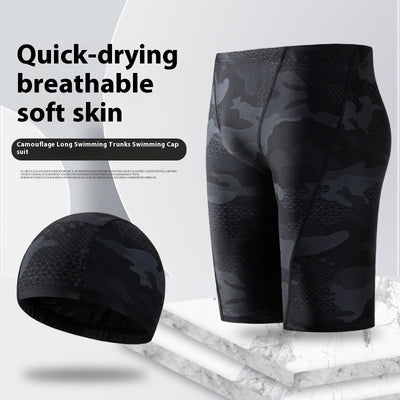 Bañador Camuflaje Hombre con Protección Integral