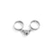 Couple Bracelet Niche Design, Simple Heart-shaped Blanco k 2793Ring