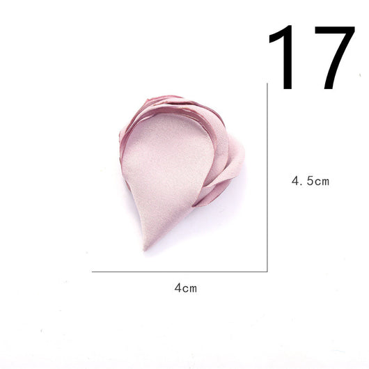 Diadema de Flores de Tela con Base Adhesiva para Hacer a Mano - Image 73