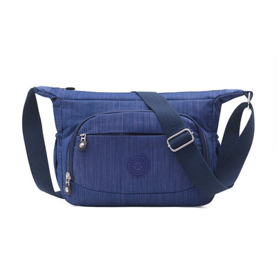 Bolso de Hombro Casual para Mamá - Tela Nylon Lavado Diagonal - Image 6