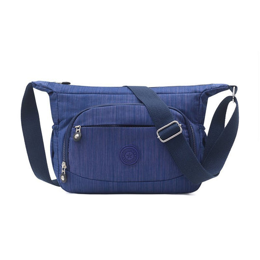 Bolso de Hombro Casual para Mamá - Tela Nylon Lavado Diagonal - Image 6
