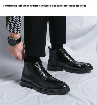 Botas Martin Altas de Invierno para Hombre - Estilo Británico Versátil - Image 15