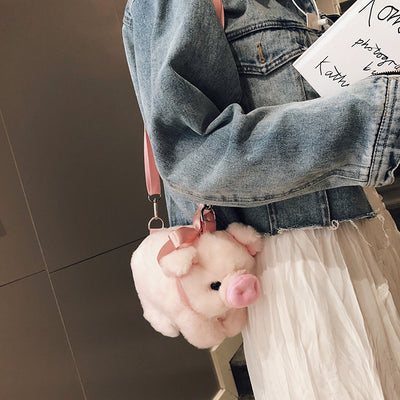 Bolso de Hombro Personalizado con Diseño de Cerdo para Mujer - Image 6
