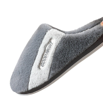 Pantuflas de Algodón Cálidas para Hombre con Suela Antideslizante - Image 5
