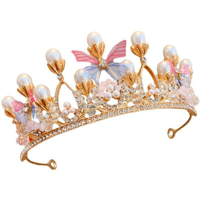 Corona Tiara para Niñas con Clip de Pelo - Accesorio de Princesa - Image 5