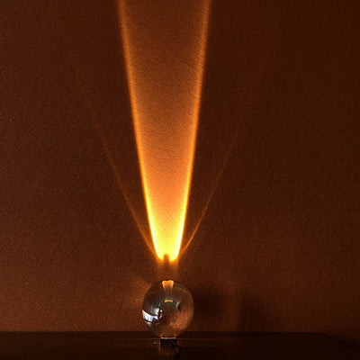 Lámpara de Mesa Proyector de Atmósfera Cielo Ojo de Ángel Cristal - Image 8