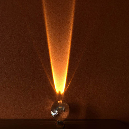 Lámpara de Mesa Proyector de Atmósfera Cielo Ojo de Ángel Cristal - Image 8