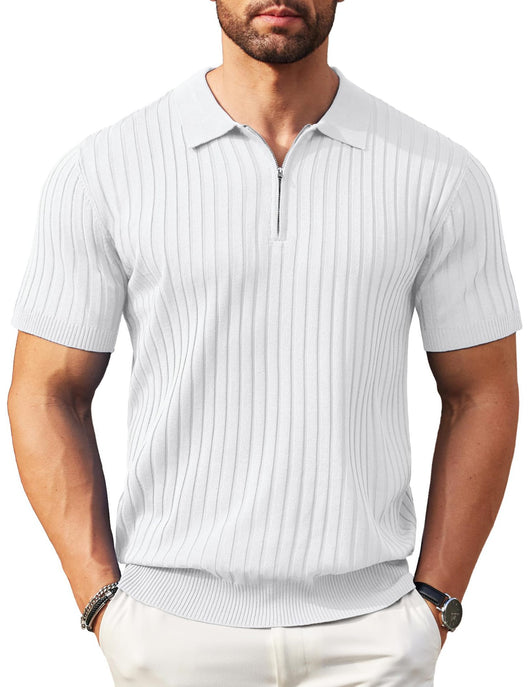 Polo Deportivo Hombre Manga Corta con Cierre - Estilo Golf Casual - Image 8