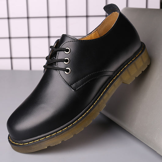 Zapatos de Trabajo en Cuero Genuino para Hombre - Diseño Versátil y Duradero - Image 3