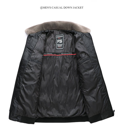 Abrigo de Plumas de Invierno para Hombre - Image 9