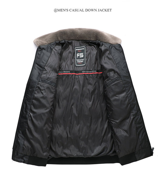 Abrigo de Plumas de Invierno para Hombre - Image 9
