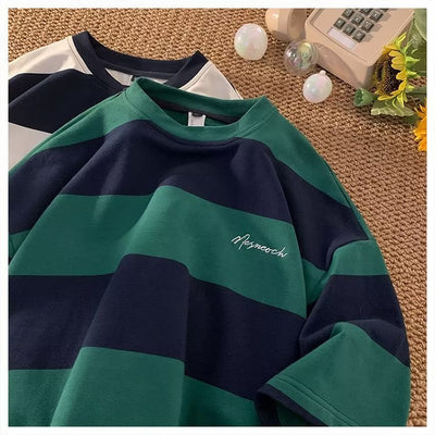 Camisa de Manga Corta Estilo Japonés para el Verano - Image 21