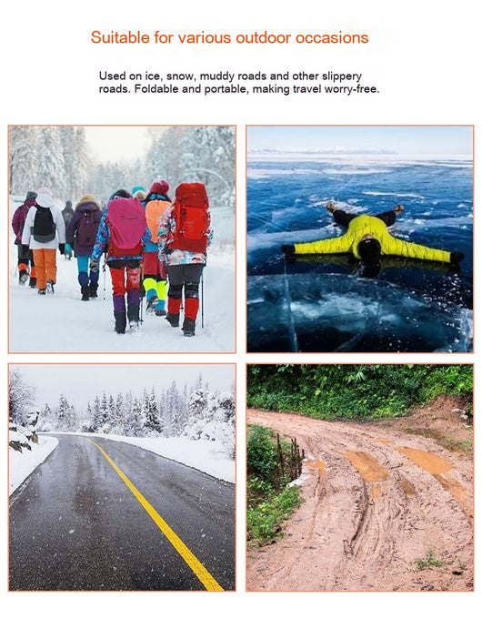 Crampones de 8 Puntas Antideslizantes para Escalada en Hielo y Nieve - Image 7