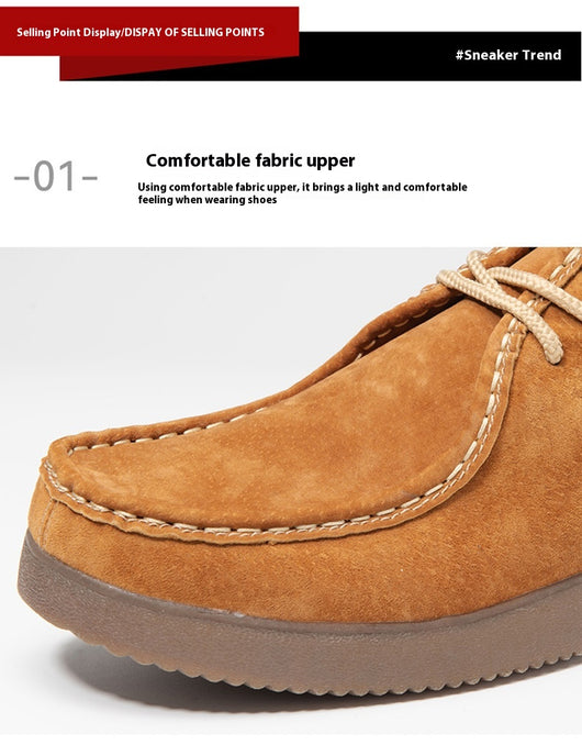 Tenis de Cuero Casual Coreano Estilo Británico - Sneakers Versátiles para Hombre - Image 12