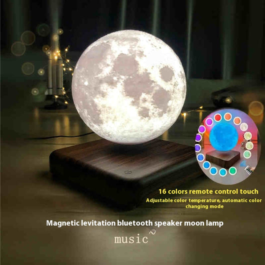 Parlante Bluetooth con Planeta Flotante Magnético - Image 26
