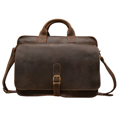 Maletín Ejecutivo de Cuero Genuino Importado - Estilo Casual Profesional - Image 3