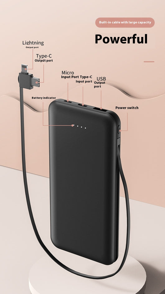 Batería Portátil con Cable Integrado - Image 17