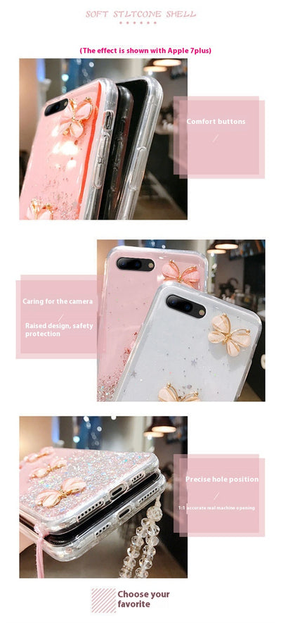Funda para Teléfono con Mariposa Brillo Epoxi Suave - Image 13