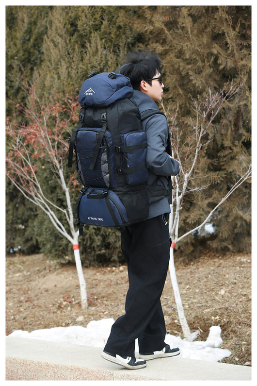 Mochila de Senderismo 90L XIYAHU - Resistente al Agua para Trekking y Camping - Image 31