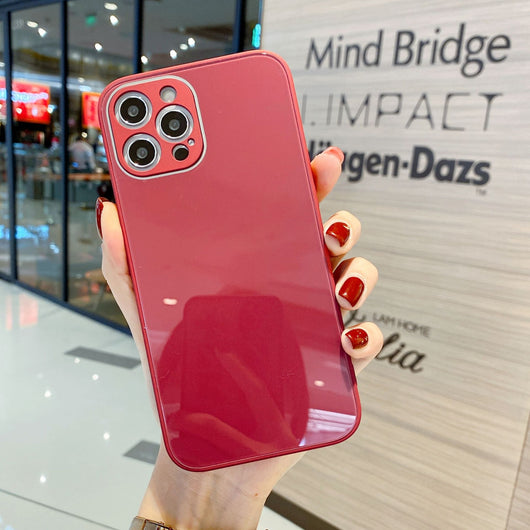 Funda Protectora de Vidrio Líquido con Bordes Rectos para Celular - Image 14