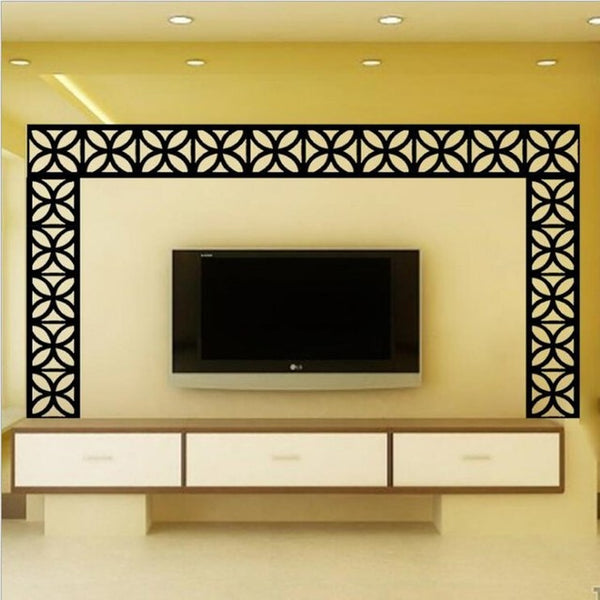 Espejo de Pared Adhesivo Acrílico para Sala de Estar