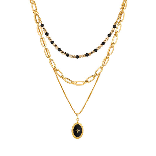 Cadena de Oro 18k con Dije Estrella - Collar Elegante para Clavícula - Image 2