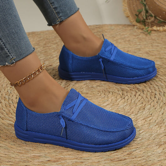Mocasines Cómodos Talla Grande con Cordones y Diseño Slip-On - Image 6