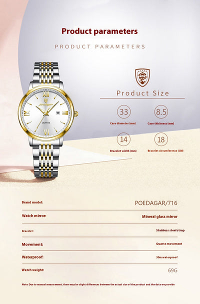 Reloj de Moda Ultrafino Luminoso Resistente al Agua - Image 10