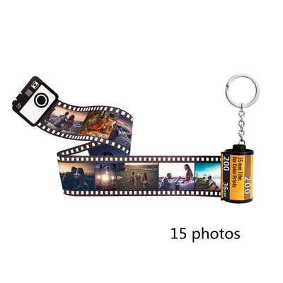 Llavero Personalizado con Foto - Colgante de Película DIY para Recuerdos - Image 12