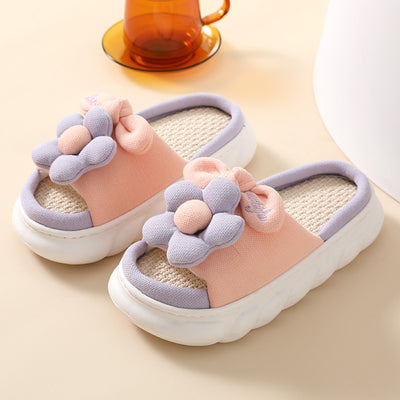 Pantuflas de Lino con Suela Gruesa Antideslizante - Image 10