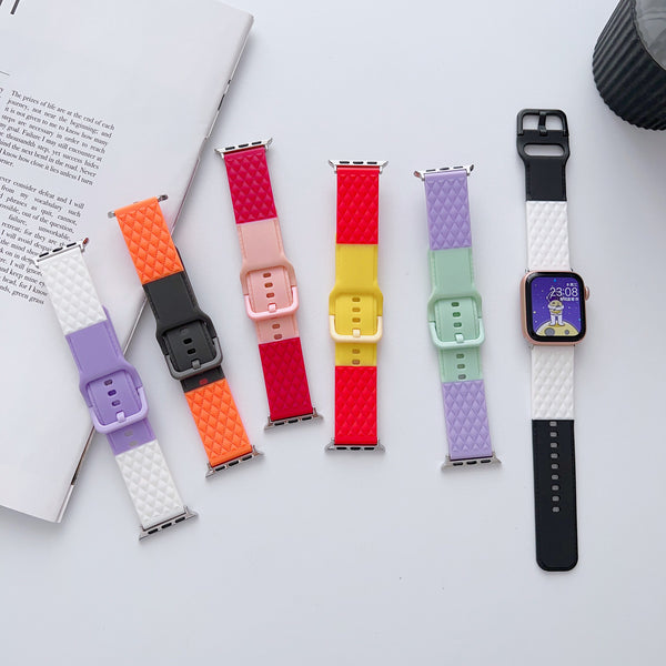 Correa de Reloj Intercambiable Bicolor en Cuero