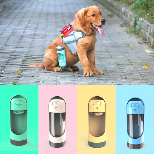 Vaso Multifuncional Portátil para Mascotas - Comedero y Bebedero de Viaje
