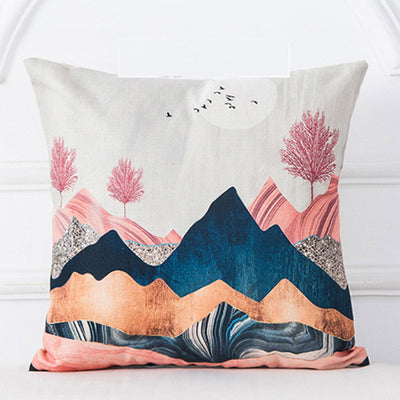 Funda de Cojín Cuadro Óleo Montaña Amanecer - Image 14