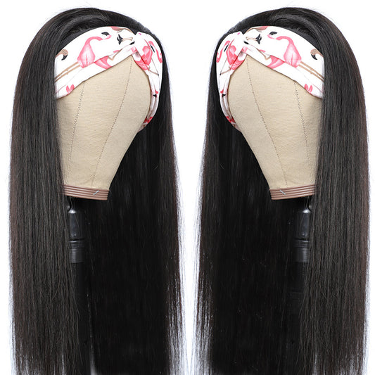 Peluca de Cabello Natural con Banda Frontal - Image 2