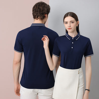 Polo de Seda Natural con Solapa - Manga Corta - Image 12