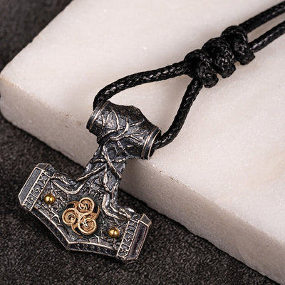 Colgantes de Plata y Cobre Diseño Nórdico Congelado - Image 4
