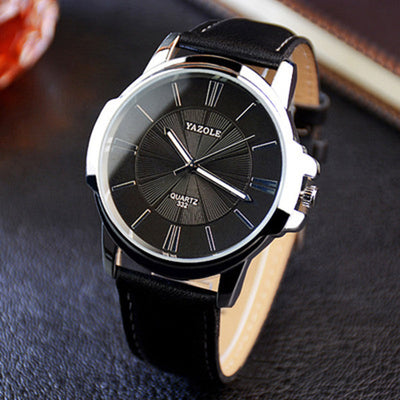 Reloj de Pulsera Hombre Cuarzo Dial Grande Versátil con Correa - Image 9