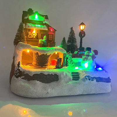 Casa Navideña Luminosa con Música y Luces LED - Image 6