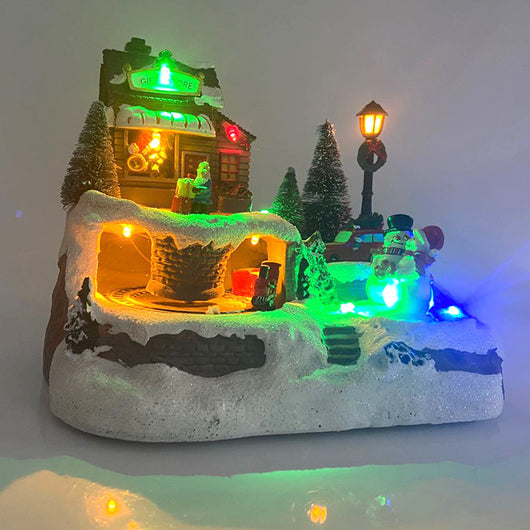 Casa Navideña Luminosa con Música y Luces LED - Image 6