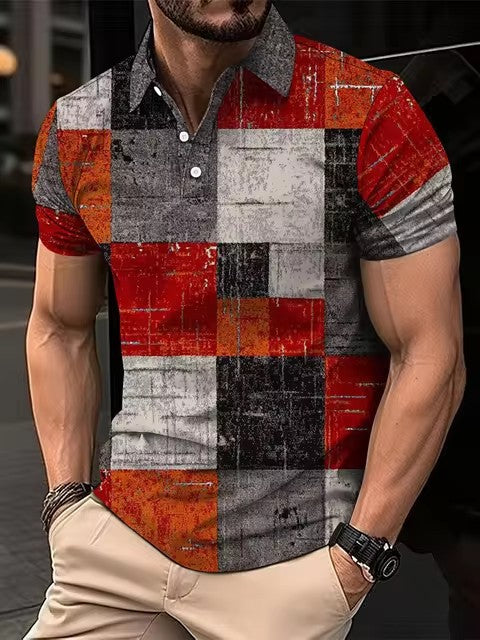 Polo Casual de Hombre con Rayas Estampadas - Image 8