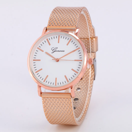 Reloj Geneva Minimalista con Malla Metálica - Diseño Elegante para Mujer - Image 13