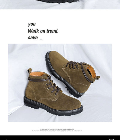 Botas de Ante Impermeables para Otoño e Invierno - Image 11