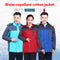 Chaqueta de Trabajo Acolchada Impermeable con Capucha para Invierno