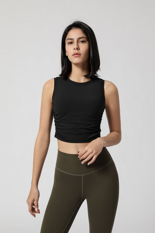 Top Deportivo Mujer con Pliegues Laterales - Image 29
